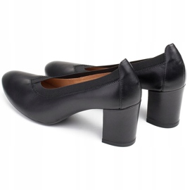 Marco Shoes Zapatos de salón con plantilla cómoda y goma en el empeine negro 5
