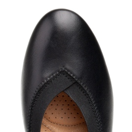 Marco Shoes Zapatos de salón con plantilla cómoda y goma en el empeine negro 6