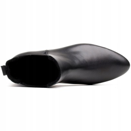 Marco Shoes Botas planas Marco 1284B con goma negro 4
