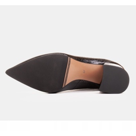 Marco Shoes Botines 1460B slim de piel negra con parte superior de goma negro 8
