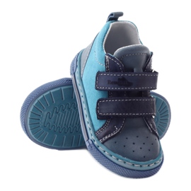 Botines niño zapatos para niños Ren But 1429 azul multicolor 3