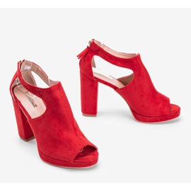 Sandalias de caña rojas atlánticas rojo 1 Sandalias de caña rojas atlánticas rojo 1