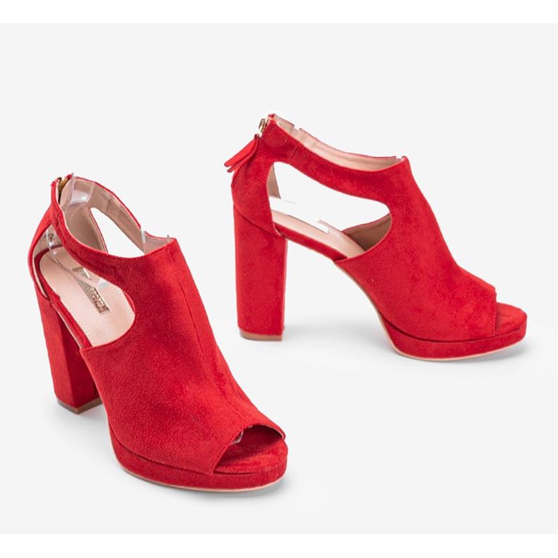 Sandalias de caña rojas atlánticas rojo 1 Sandalias de caña rojas atlánticas rojo 1