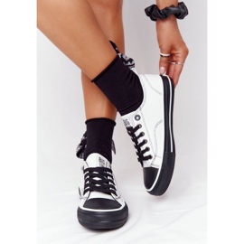 Zapatillas Mujer Piel Big Star HH274147 Blanco y Negro 8