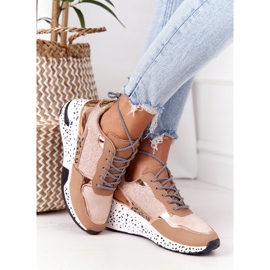 PS1 Zapatillas de Mujer con Cuña Rose Gold Avery rosado dorado 1