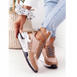 PS1 Zapatillas de Mujer con Cuña Rose Gold Avery rosado dorado 4