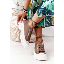 Zapatillas de mujer en la plataforma verde Travel Time 1