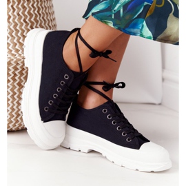 Zapatillas de mujer en la plataforma Negro Travel Time 4