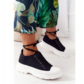 Zapatillas de mujer en la plataforma Negro Travel Time 3