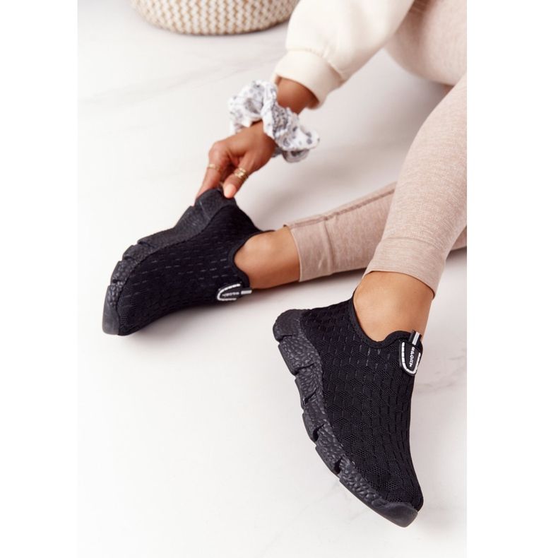 Zapatillas Deportivas Mujer Slip-on Black Marathon negro 2