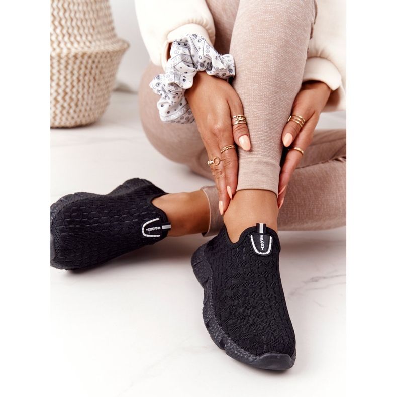 Zapatillas Deportivas Mujer Slip-on Black Marathon negro 1