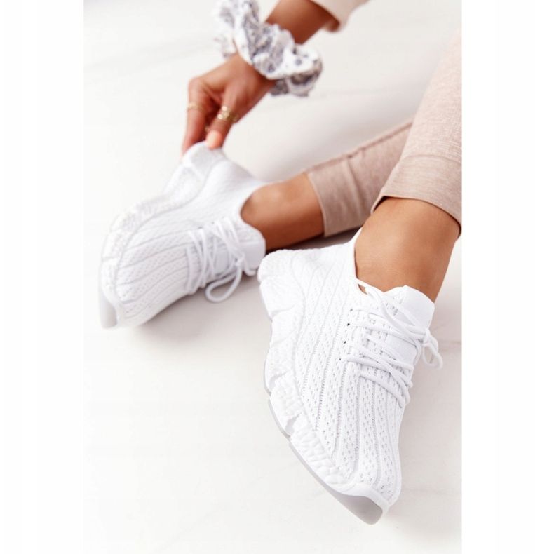 Calzado deportivo de mujer Sneakers White Training blanco 2