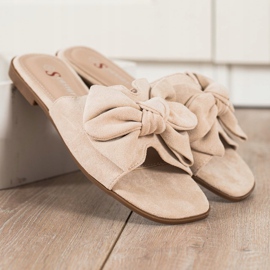 Seastar Pantuflas beige con estilo 1 Seastar Pantuflas beige con estilo 1