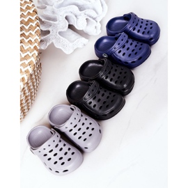 Pantuflas Infantiles Foam Kroks Gris Lucas 1 Pantuflas Infantiles Foam Kroks Gris Lucas 1
