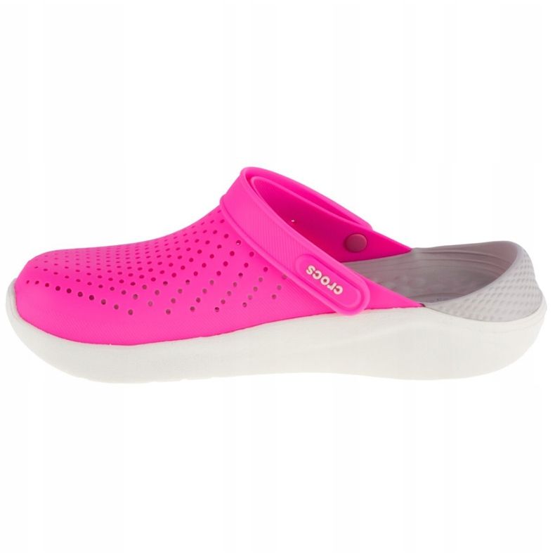 Zueco Crocs LiteRide 204592-6QV rosa 1