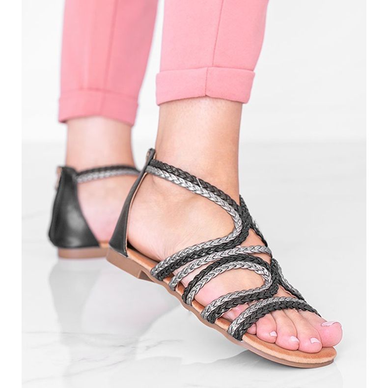 Sandalias de mujer Black Velvet Night negro 1