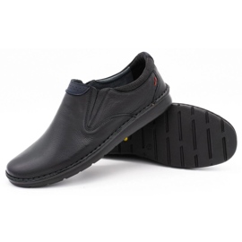 Kampol Zapatillas slip 20/5 de hombre negro 3