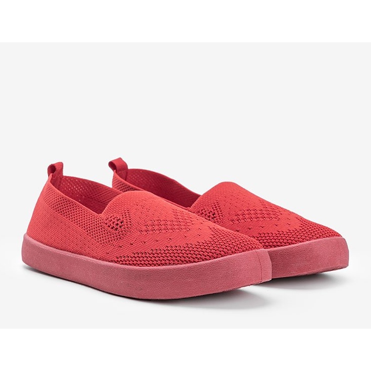 Zapatillas slip-on caladas rojas de Moab rojo 1