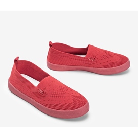 Zapatillas slip-on caladas rojas de Moab rojo 2