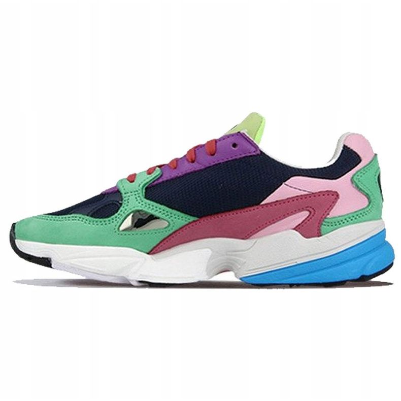 Zapatillas Adidas Originals Falcon W CG6211 rosa multicolor verde 1