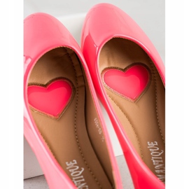 Diamantique Bailarinas lacadas rosado 1