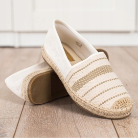 Ideal Shoes Alpargatas Con Patrón beige 1