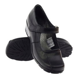 Salón con cuñas piel natural Angello 371 negro 3 Salón con cuñas piel natural Angello 371 negro 3