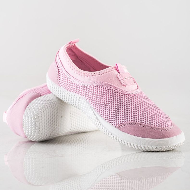 SHELOVET Slipons rosa claro rosado 1