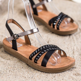 Queen Vivi Sandalias de moda negro 1 Queen Vivi Sandalias de moda negro 1