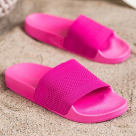 Anesia Paris Chanclas cómodas rosado 1