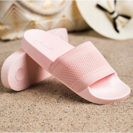 Anesia Paris Chanclas cómodas rosa 1