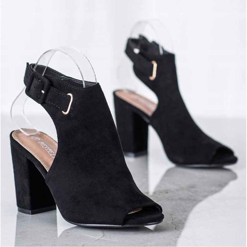 Bestelle Sandalias Cerradas Con Hebilla negro 1