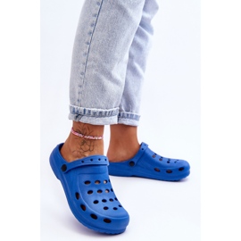 Flameshoes Pantuflas de espuma Eva de mujer de color azul 2 Flameshoes Pantuflas de espuma Eva de mujer de color azul 2