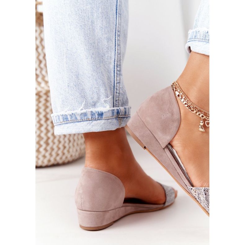 Sandalias Maciejka 1971-56 de piel beige 1