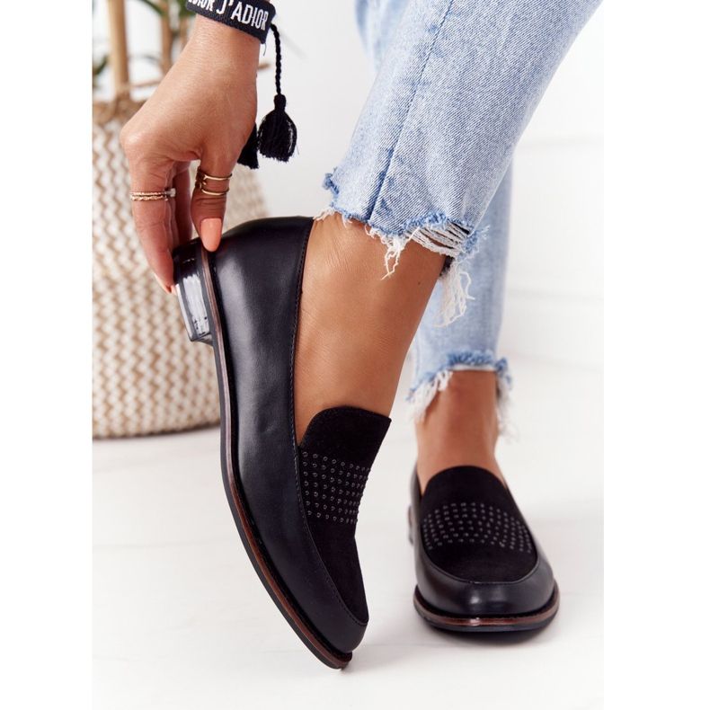 Mocasines Mujer Sergio Leone PB255 Negro 2