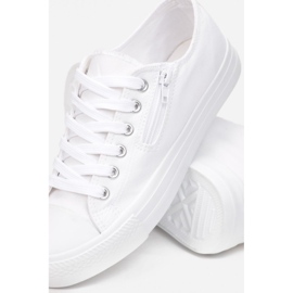 Zapatillas de Mujer con Cremallera Blanco Malani 1 Zapatillas de Mujer con Cremallera Blanco Malani 1
