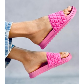 Zapatilla mujer fucsia 10-251 Fushia rosado 3