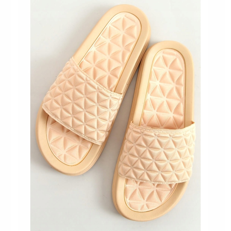 Zapatillas de mujer beige 10-251 Beige 1