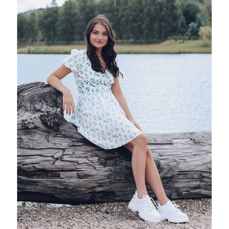 SHELOVET Zapatillas Blancas Con Perlas blanco 1