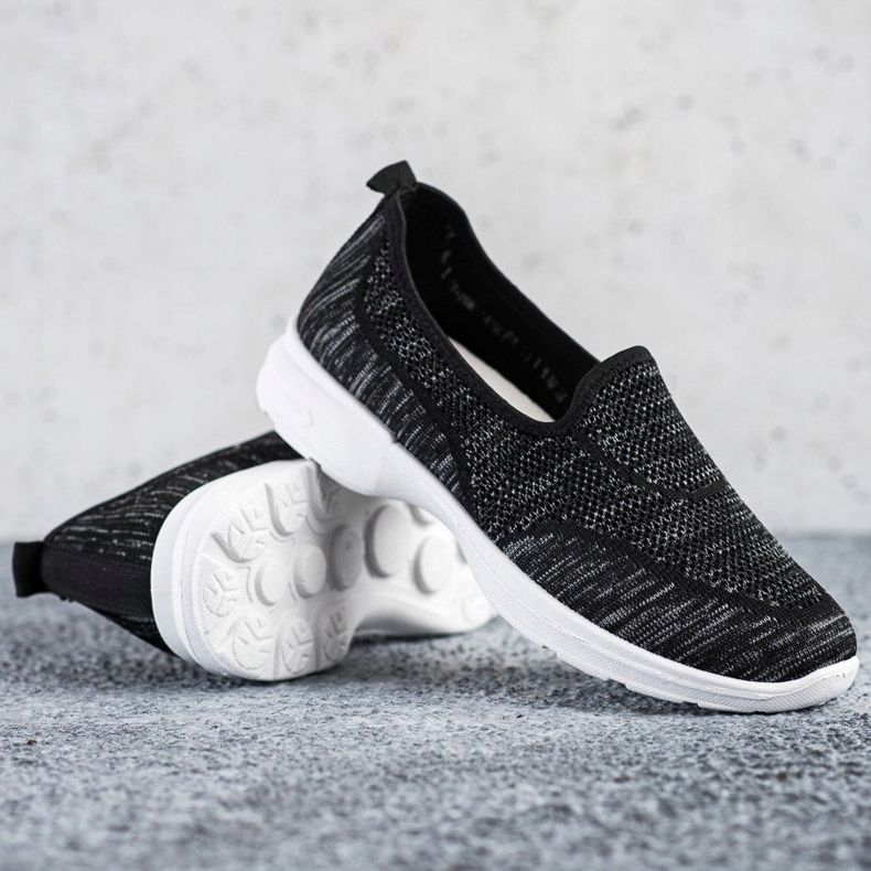 SHELOVET Calzado deportivo calado negro 1