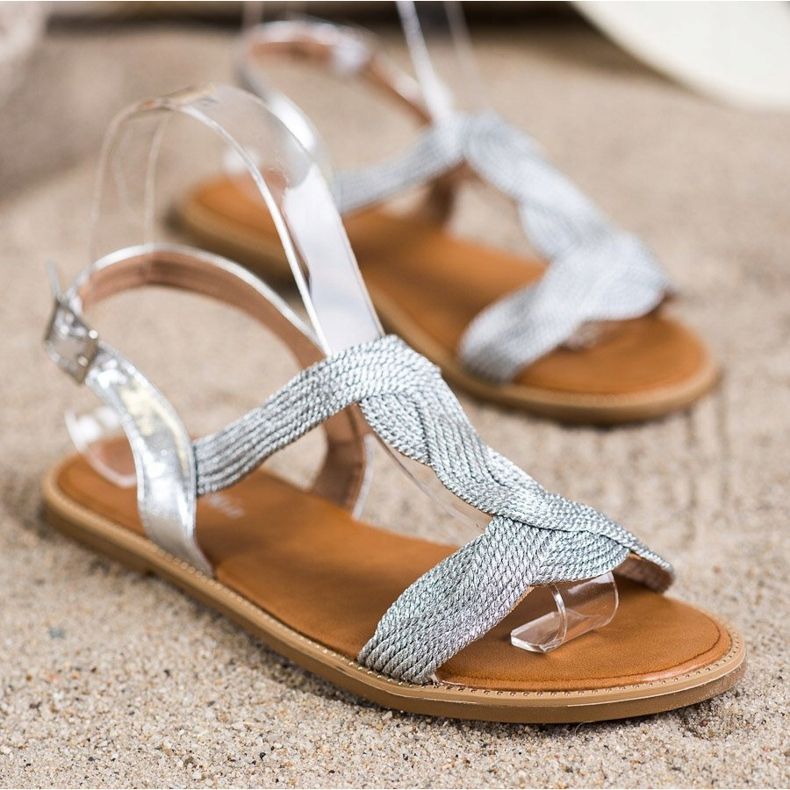 Nio Nio Sandalias plateadas plata 1