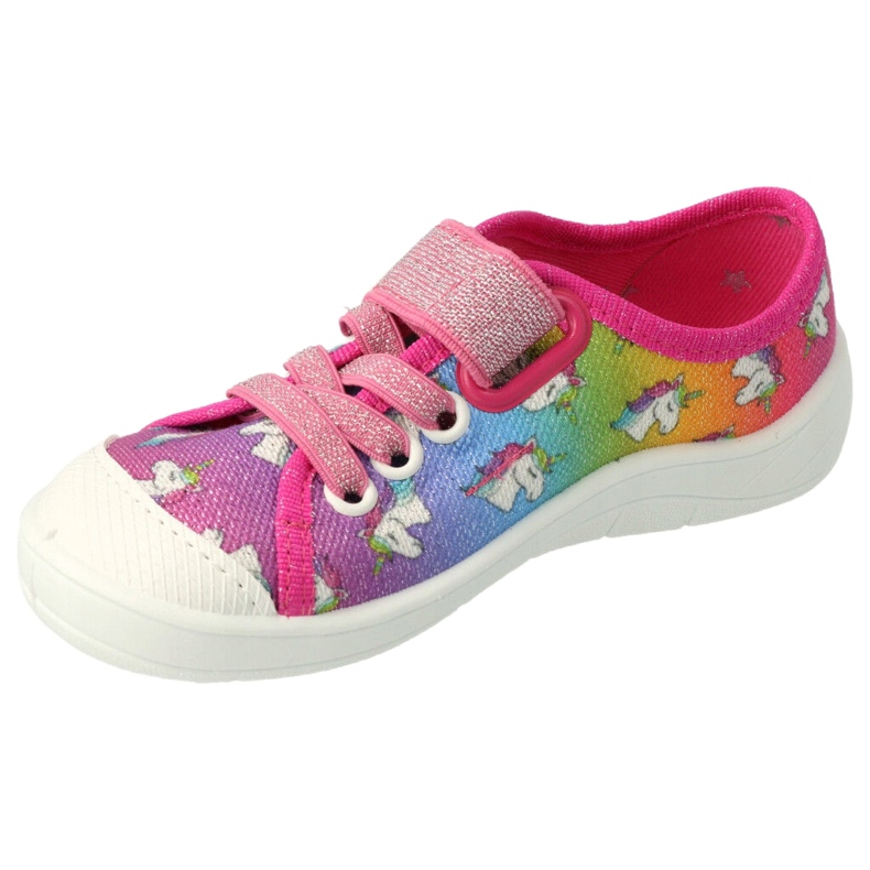 Calzado infantil befado 251X178 Unicornio azul naranja rosa plata verde 2