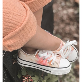 Zapatillas clásicas para niños con efecto tie-dye Simba 807-3A rosado amarillo 4