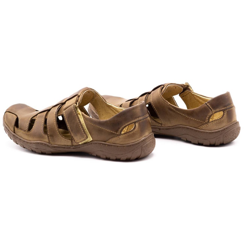 Polbut Zapatos de hombre calados 237 para verano marrón 1