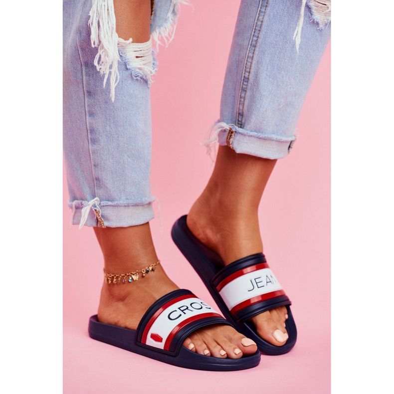 Pantuflas Mujer Cross Jeans Azul Marino FF2R4160C 1