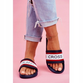 Pantuflas Mujer Cross Jeans Azul Marino FF2R4160C 3