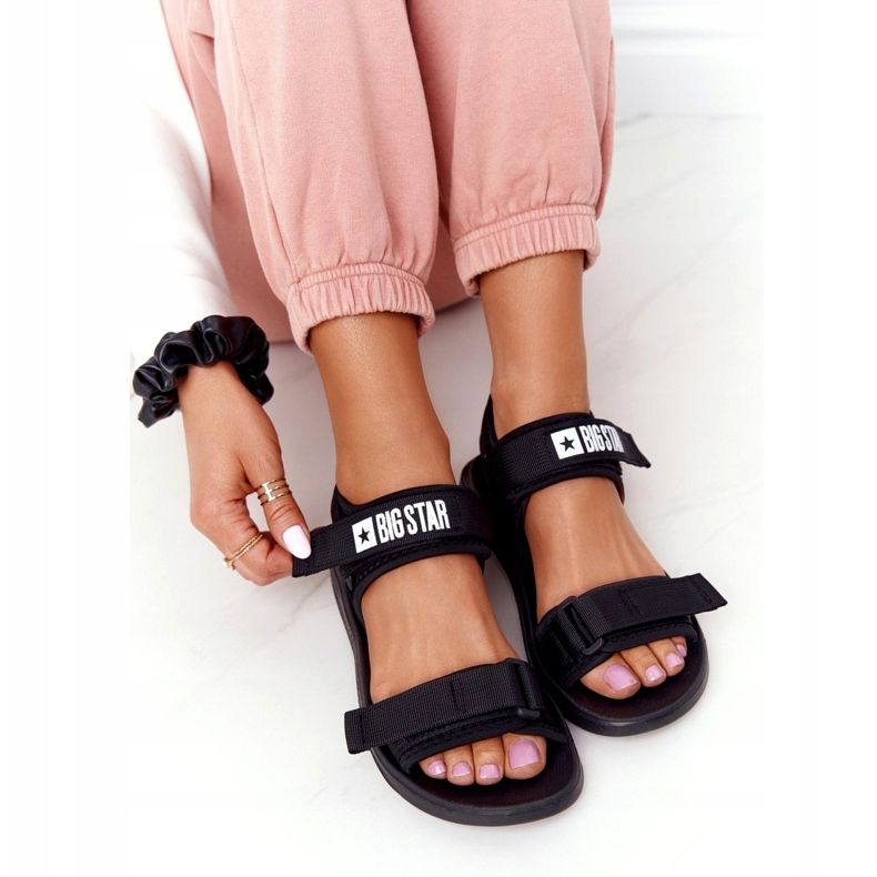 Sandalias deportivas de mujer Big Star HH274A024 Negro 6