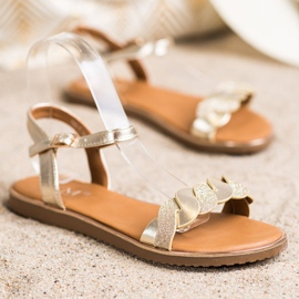 Cm Paris Sandalias Doradas Con Brillo dorado 1