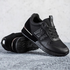 SHELOVET Zapatillas clásicas negro 1