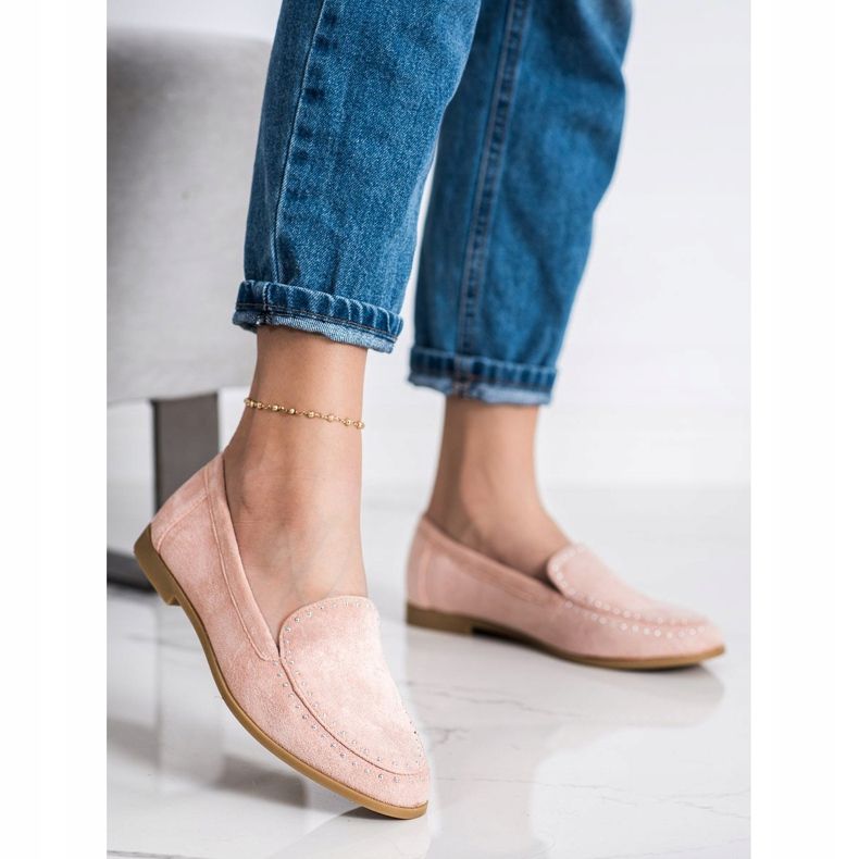 Coura Señores de gamuza clásicos rosado 1 Coura Señores de gamuza clásicos rosado 1